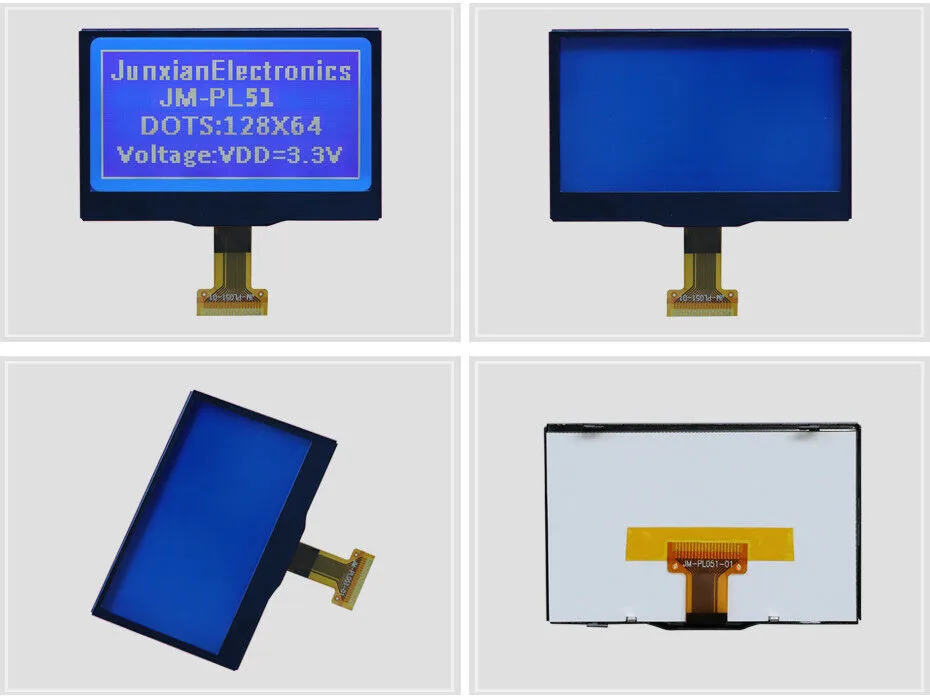 128 X 64 Graphic LCD Display 3.2 Inch Monochrome LCD Screen With ST7567S Driver view 2