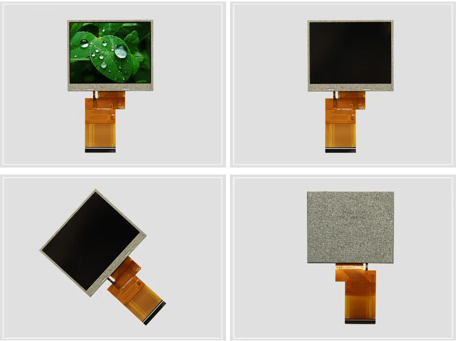 350cd/m2 IPS LCD Display 3.5 Inch Wide 80° Viewing Angle With RGB 24 Bit Interface view 4