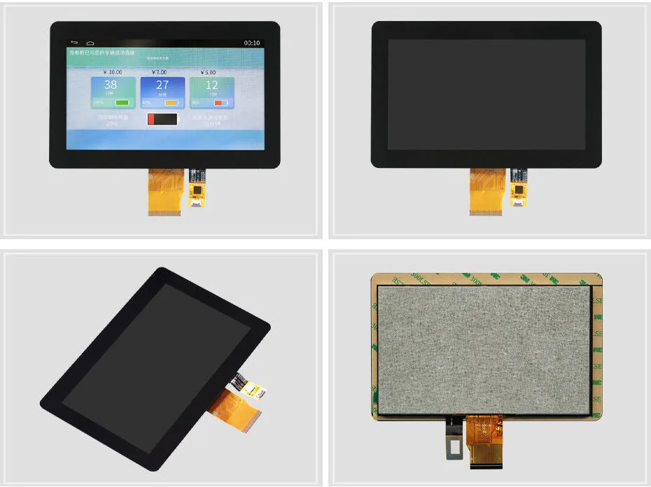 450cd/M2 TFT Capacitive Touch Screen , 7 Inch Capacitive Touch Panel For Industrial Devices view 3
