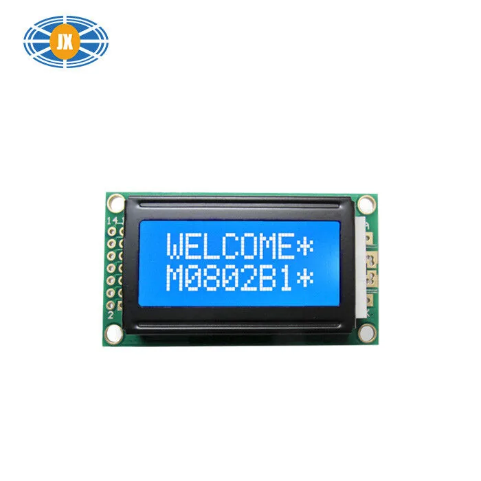 8x2 Character LCD Module ST7066 Blue Monochrome LCD Display Multiple Sizes view 2