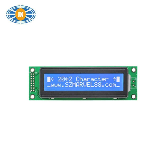 Custom 20x2 Character LCD Modules Blue Yellow Green Display With I2C/SPI/6800 LCD Interface view 2