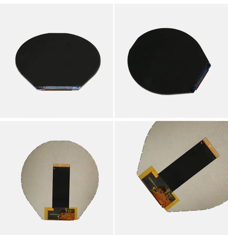 Custom 3.4 Inch Round LCD Screen 480×272 Pixels TFT Color LCD Display For Smartwatches