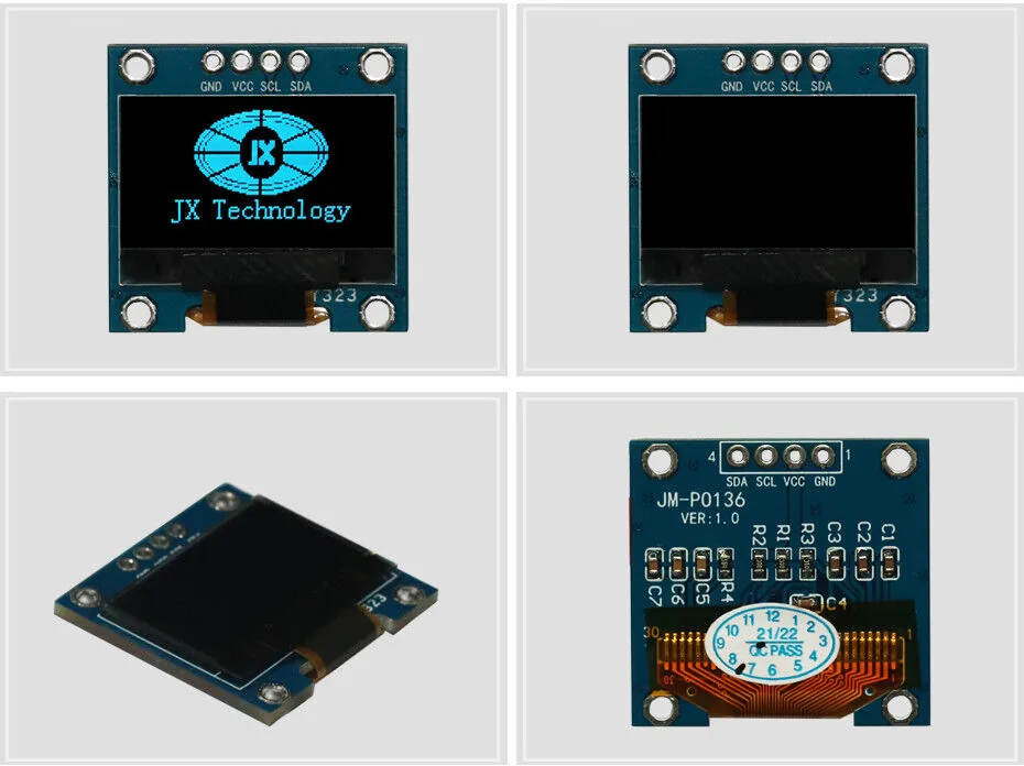 Industrial 0.96 Inch OLED Screen 128×64 Dot Matrix Display Module With SSD1315Z Drive view 5