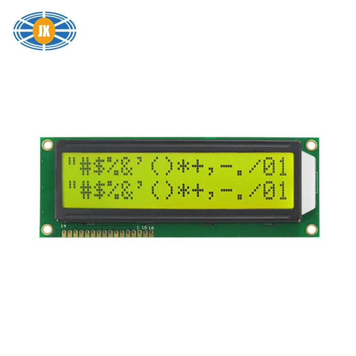 LCD 16x2 Alphanumeric Display 16 PIN Flexible LCD Modules With Multi Color Backlight