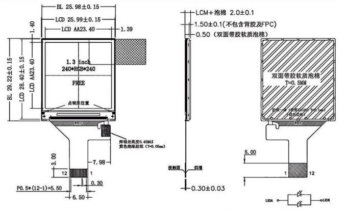 Mechanical drawing for JM-PT115-00
