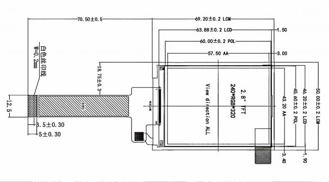 Mechanical drawing for JM-PT119-01