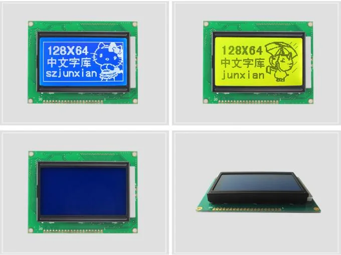 3.8 Inch Dual Backlight Monochrome LCD Module 3.3V 5V Graphic LCD Screen - detail photo 1