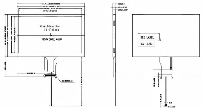Mechanical drawing for JM-PT042