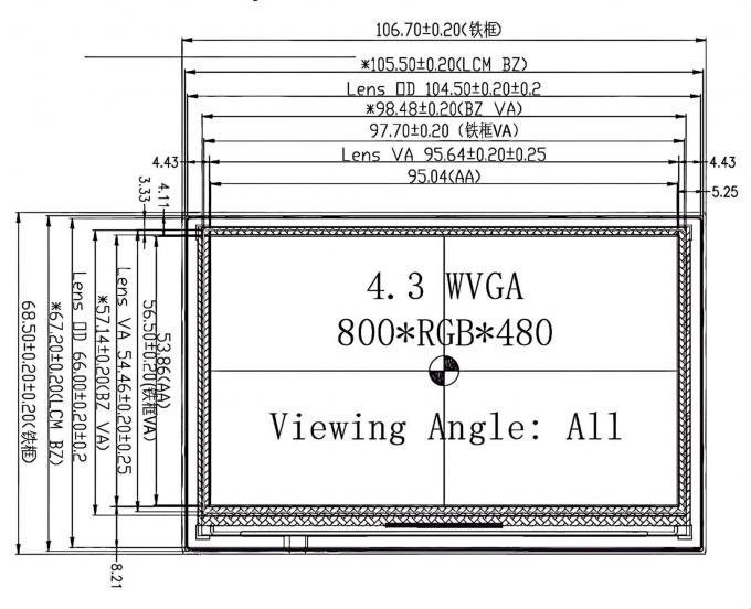 Mechanical drawing for JM-PT042