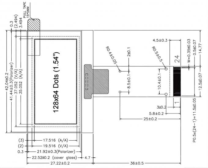 Mechanical drawing for JM-PO139-01