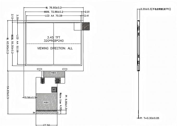 Mechanical drawing for JM-PT113